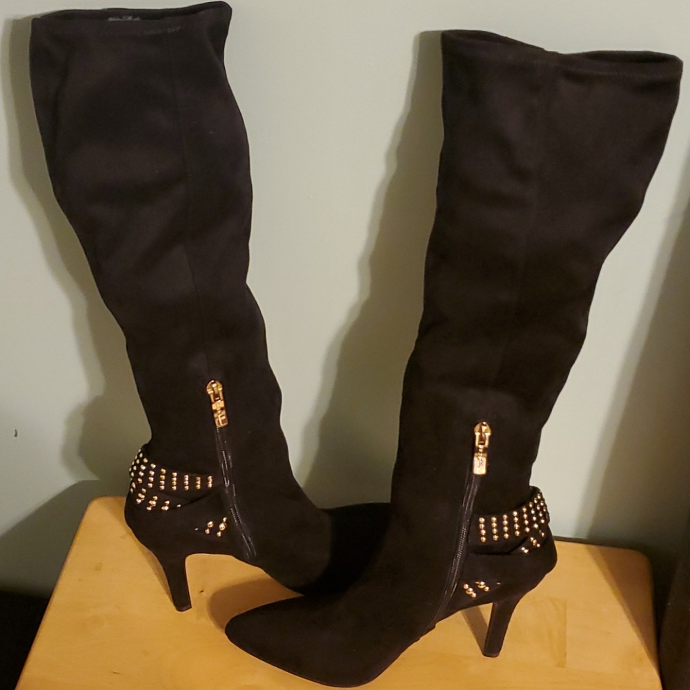 Bcbgeneration Black Suede Boots - image 5